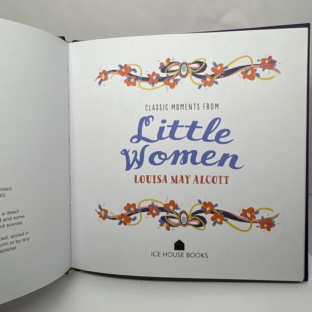 Classic Moments From Little Women Book Excerpts Louisa May Alcott Ice House Book